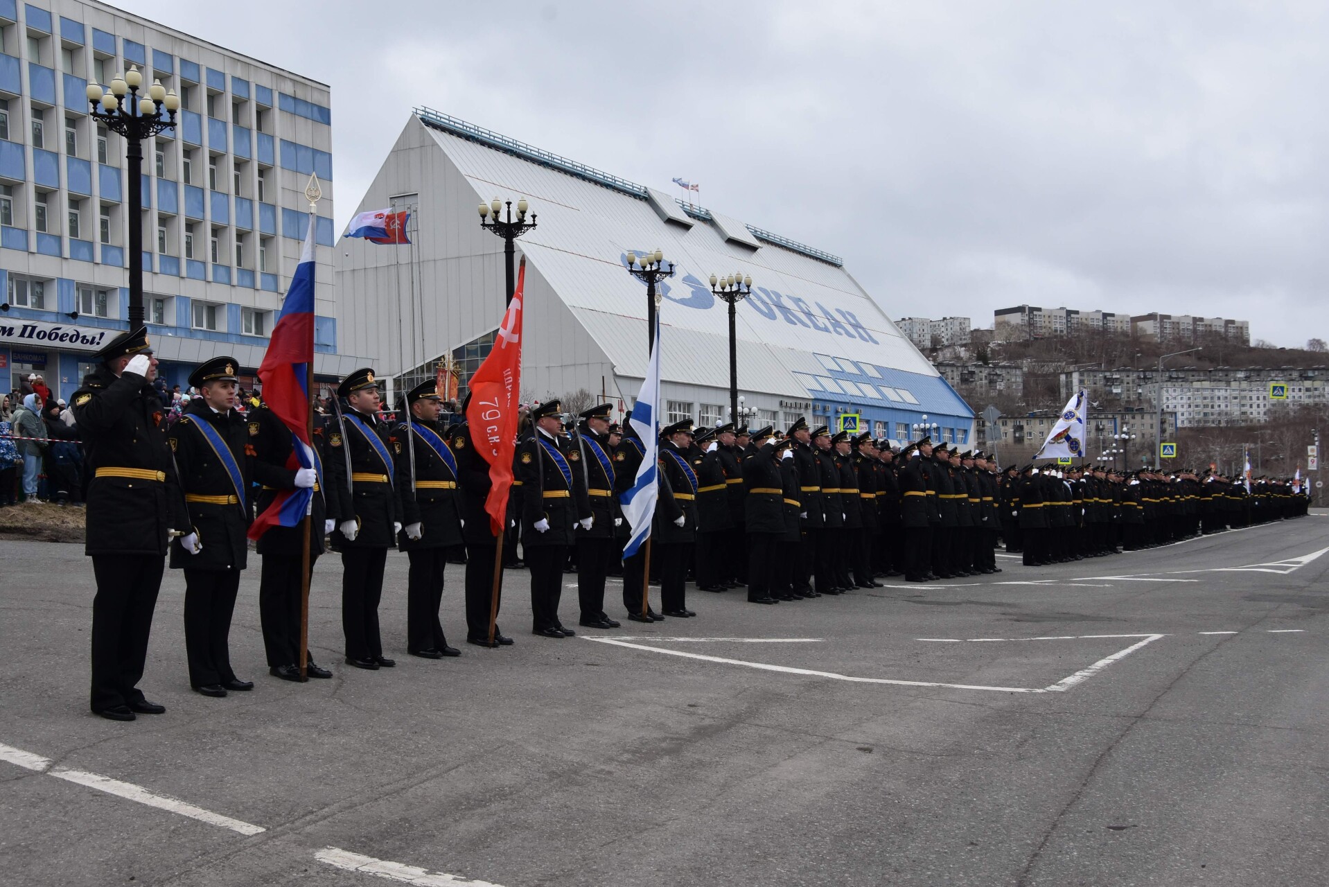 Парад в Рыбачем